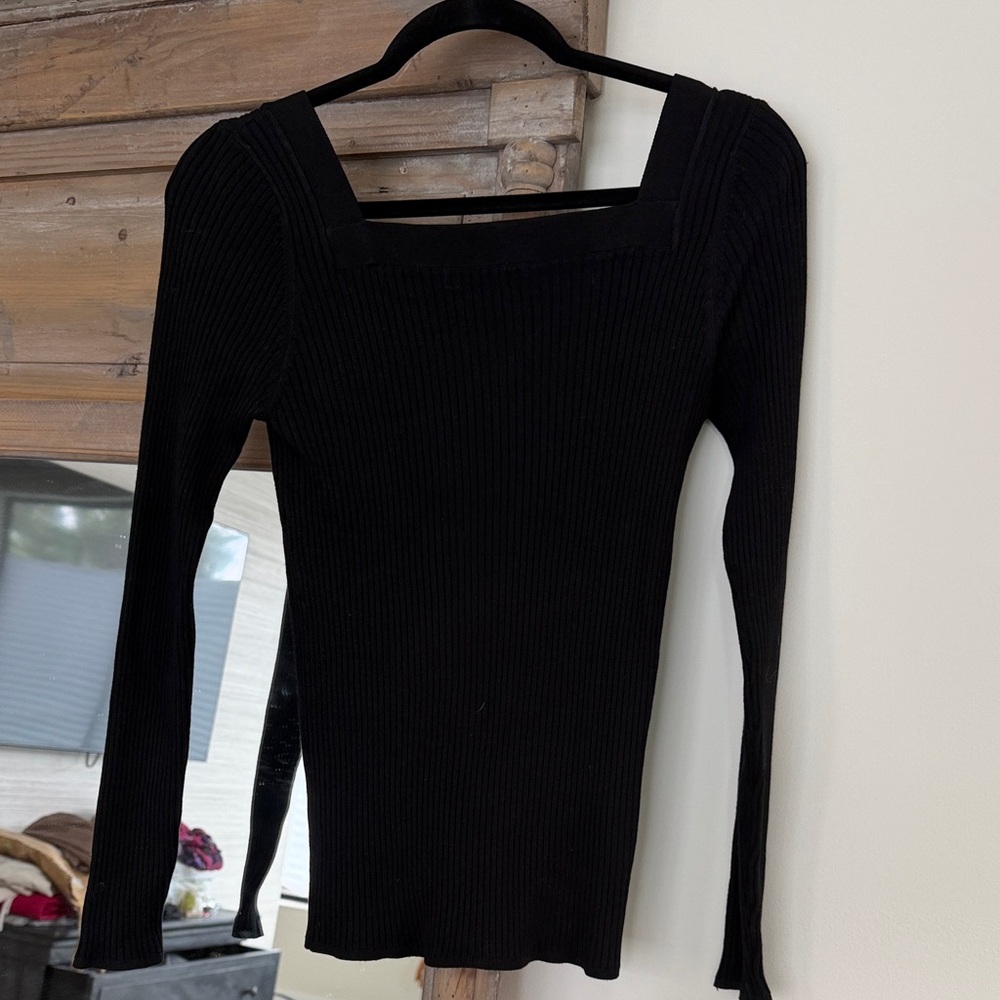 SANDRO Neymar silk blend knit top NWT - Picture 2 of 4